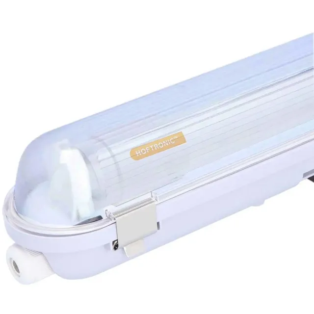 HOFTRONIC Eco Bright LED TL armatuur 150cm - T8 G13 Incl. LED TL buis - 6500K daglicht wit licht - 15,5 Watt 2480 Lumen (160lm/W) - IP65 Waterdicht