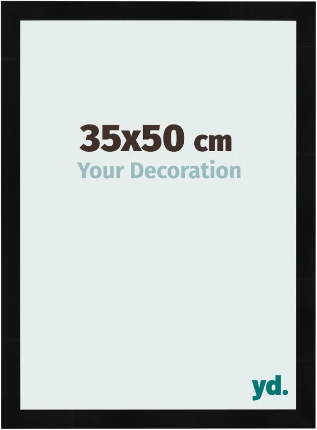 yd. Your Decoration - Fotolijst 35x50 cm - MDF - Zwart Hoogglans - Pisa