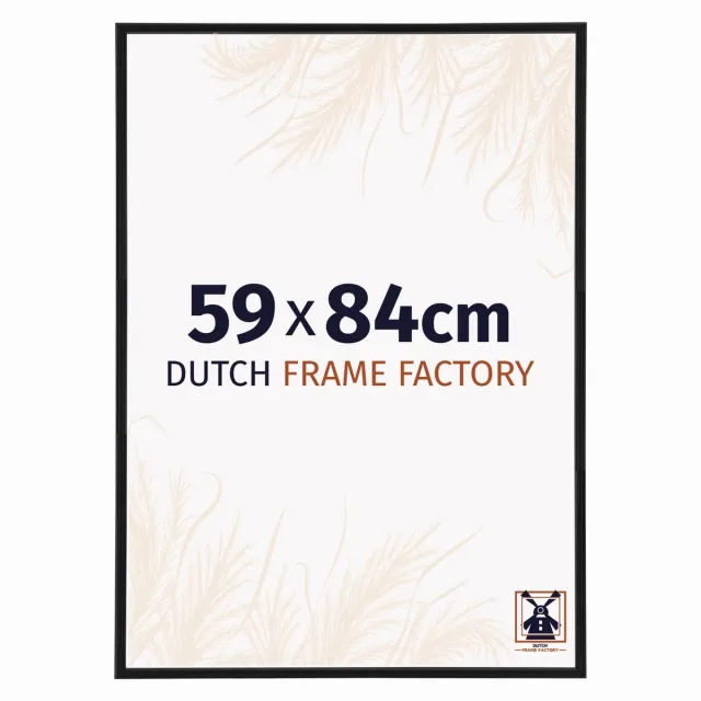 Dutch Frame Factory Fotolijst 59x84 cm - Kunststof - Zwart Mat - Angers