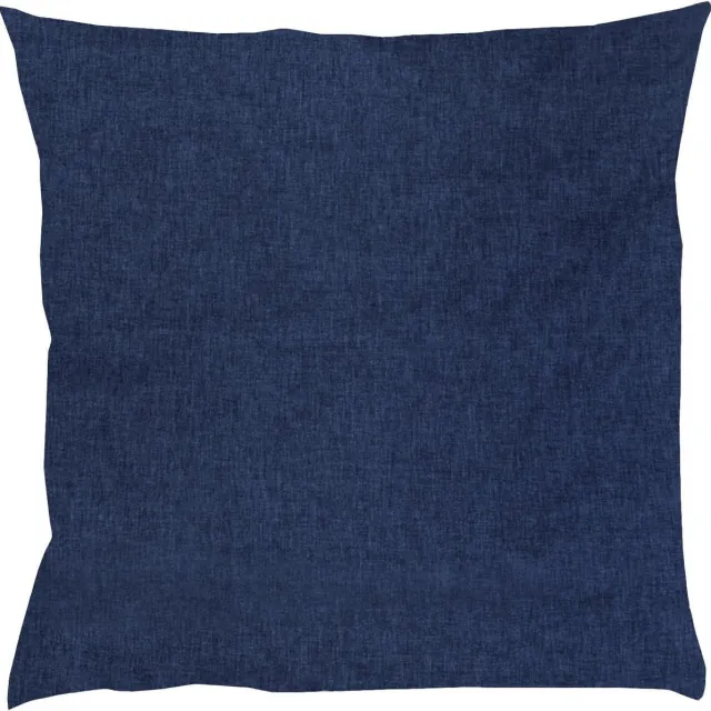BINK Bedding Sierkussen Bo Jeans 50 x 50 incl vulling donkerblauw