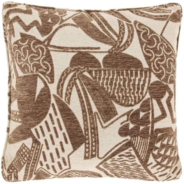 Unique Living Sierkussen Indy - taupe - 45x45cm