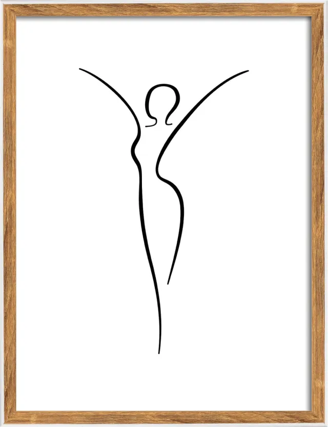Walther Silhouette - Houten lijst - Fotoformaat 30x40 cm - Natuur