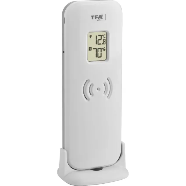 TFA Dostmann 30.3249.02 Thermo- en hygrosensor Draadloos 433 MHz Kleurloos