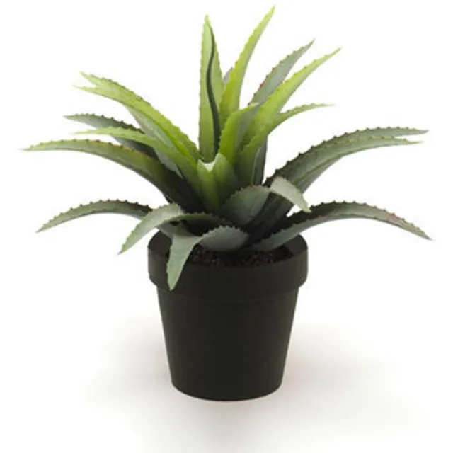 Emerald Kunstplant in pot Agave groen 18cm - Kunstplant voor binnen