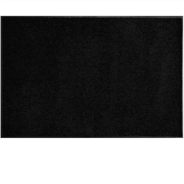 ANRO Deurmat Amigo Zwart 120x90cm – Schoonloopmat Antislip Wasbaar Voordeur Hal Binnen