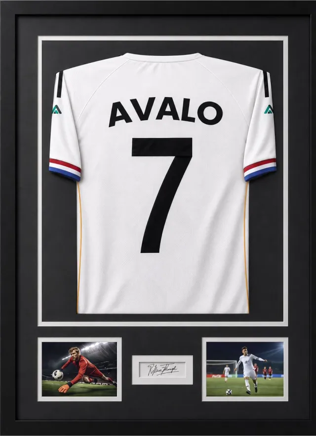 Avalo Wissellijst Aluminium - Inlijsten Voetbal Shirt - 3D Box Frame - 60x80 CM - Zwart - Diepe fotolijst - Shirt Inlijsten In Fotolijstje