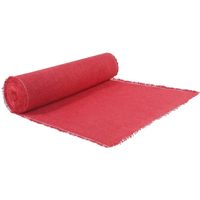 vidaXL Tuin - Jute - Net - 50 - cm - x - 10 - m - 280 - gsm - 100% - Tossa - Jute - Rood