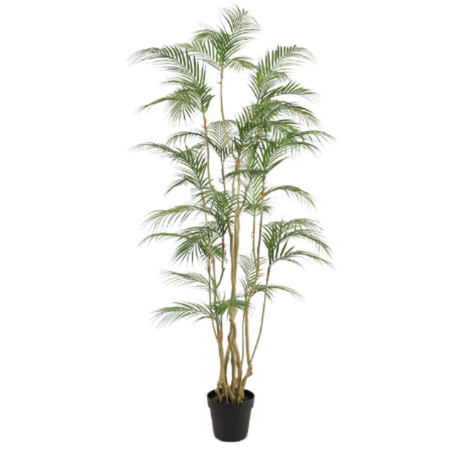NeverLeafs Tropische Areca palm kunstplant - 180 cm groen