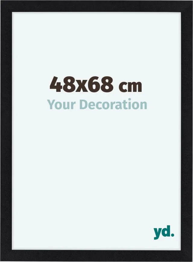 yd. Your Decoration - Fotolijst 48x68 cm - MDF - Zwart Mat - Como