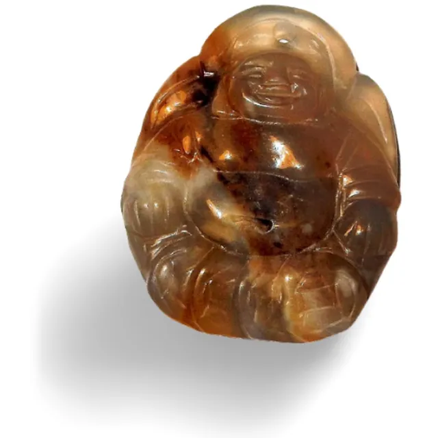 Shanna's Gems and more Boeddha Wens Amulet bruin