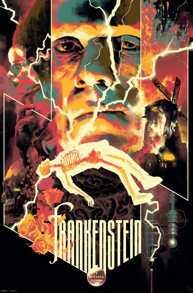 ABYSTYLE Poster Universal Monsters Frankenstein 61x91,5cm Divers