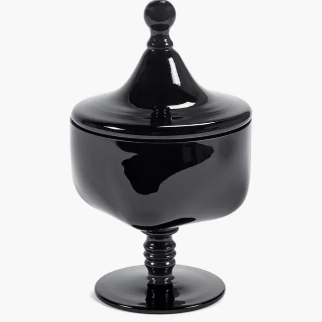 Serax Kris Van Assche Candle Geurkaars Zwart Rosamar D12.2cm H20.45cm