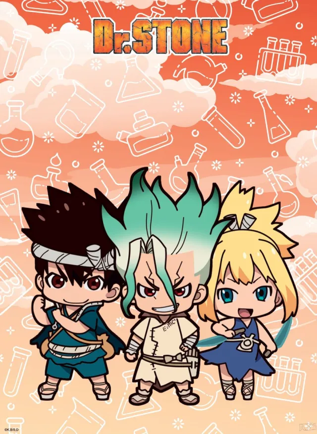 ABYSTYLE Poster Dr Stone - Senku Kohaku and Chrome 38x52cm Divers