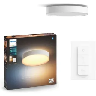 Philips Hue Plafondlamp Devere Wit ⌀38cm 19,2w Met Dimmer Switch