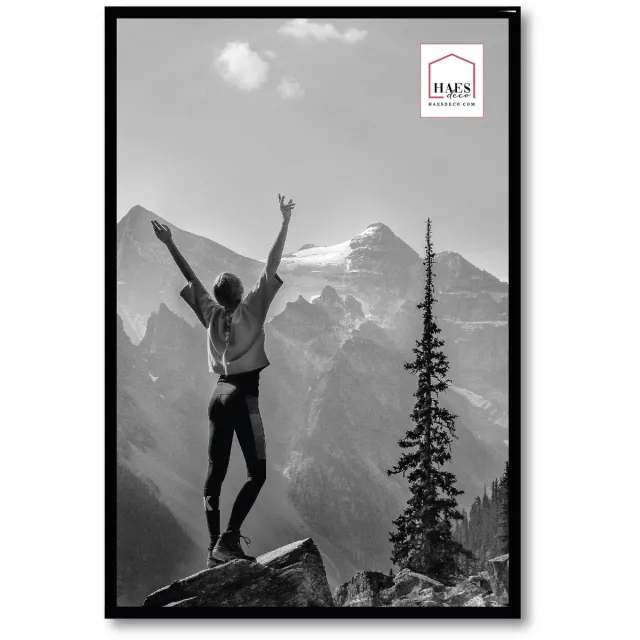 HAES deco Kunststof fotolijst 30x45 zwart Easy Frame - EF6B