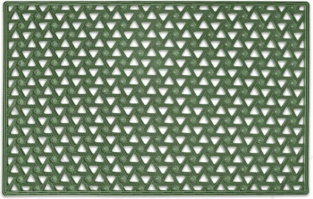 ILOVE2RECYCLE.COM deurmat | buitenmat | functioneel & decoratief | 49x75 | groen