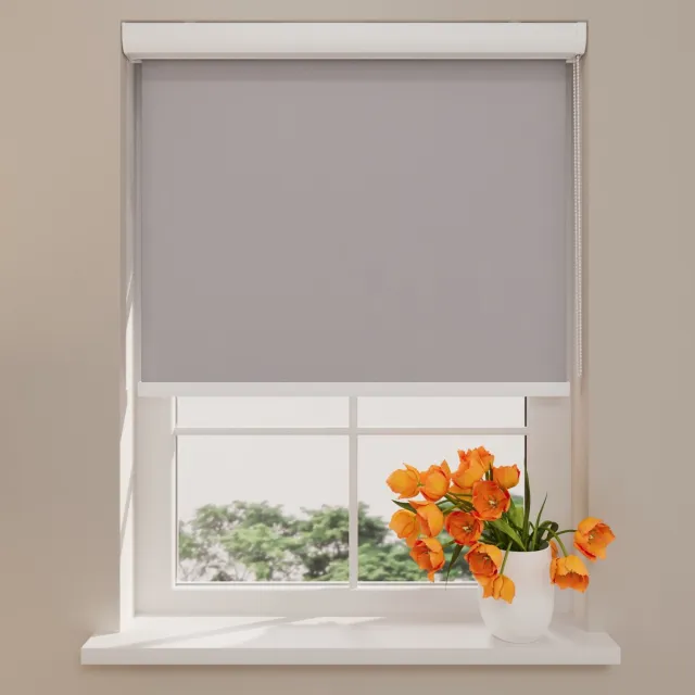 DTCH Rolgordijn Cassette Pure - Verduisterend - Grey - 120 x 175 cm