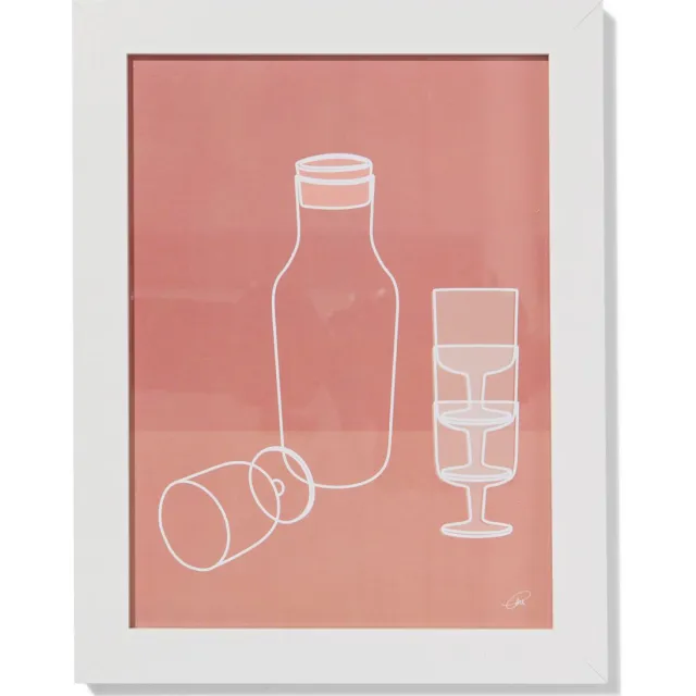 HEMA Fotolijst 15x20cm wit hout (wit)
