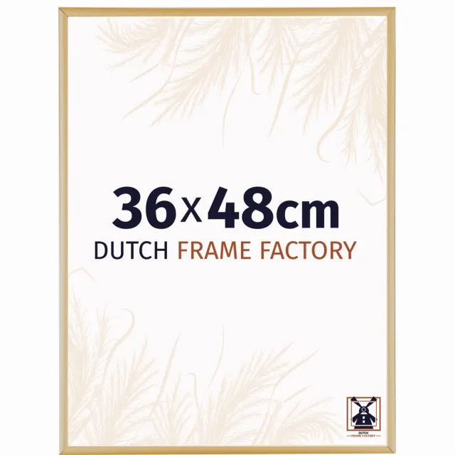 Dutch Frame Factory Fotolijst 36x48 cm - Aluminium - Goud Vintage - Kampen