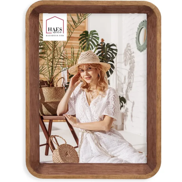 HAES deco Houten Fotolijst Arbon Bruin voor foto 20x30 - BC423HS