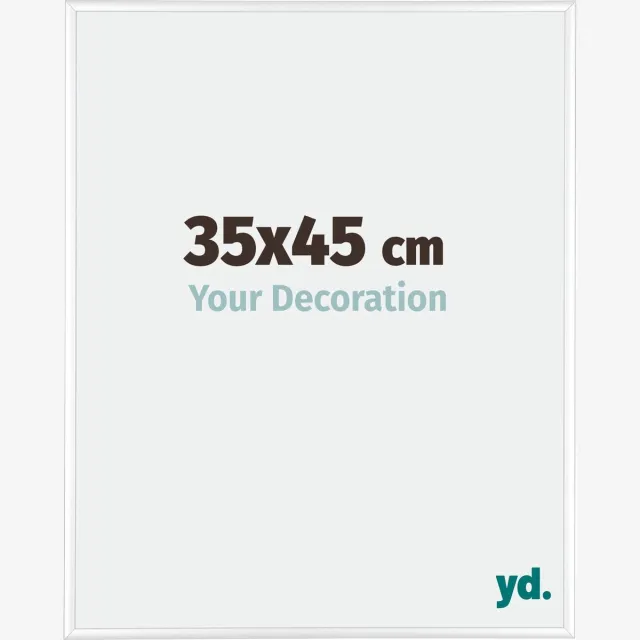 yd. Your Decoration - Fotolijst 35x45 cm - Aluminium - Wit Hoogglans - Kent