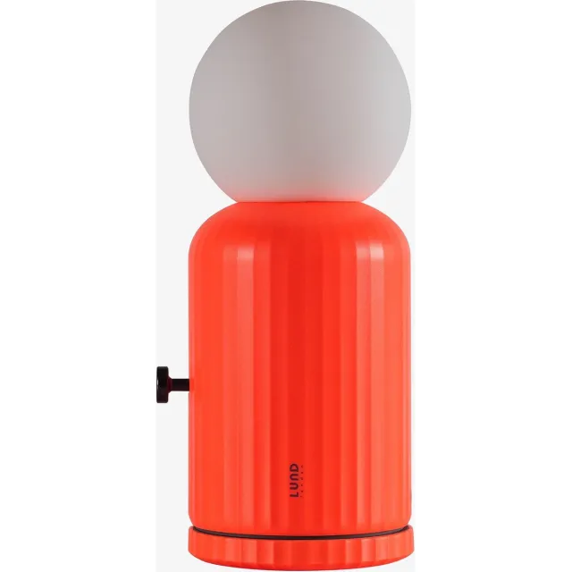 Lund London Oplaadbare Lamp | Draadloze Oplader | Oranje