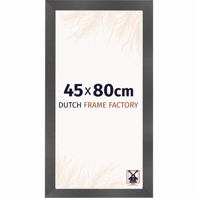 Dutch Frame Factory Fotolijst 45x80 cm - MDF - Zwart Mat - Praag