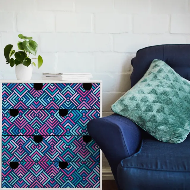 Ambiance Sticker Virtanen Scandinavische meubelsticker, 60 x 90 cm Multi color
