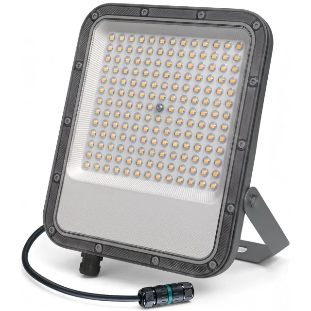 Calex LED Breedstraler - 100W - 15420 Lumen - 4000K - IP65 Zwart