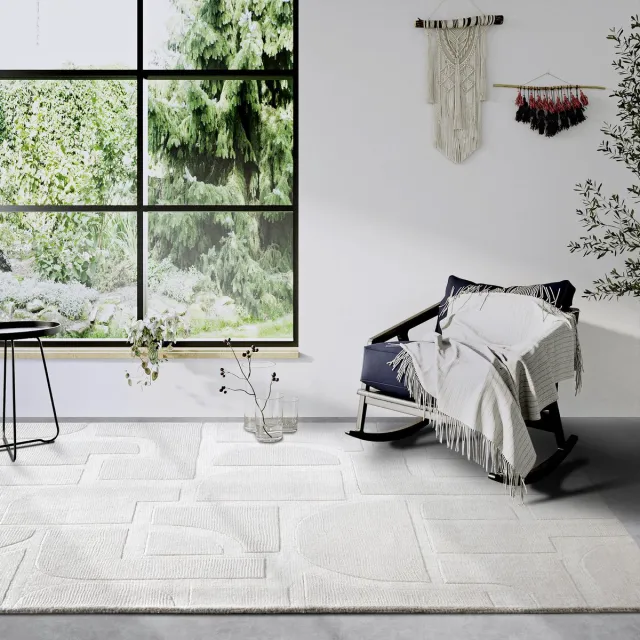 Villeroy & Boch Laagpolig vloerkleed Wol - Alexis - Creme 80x250 cm