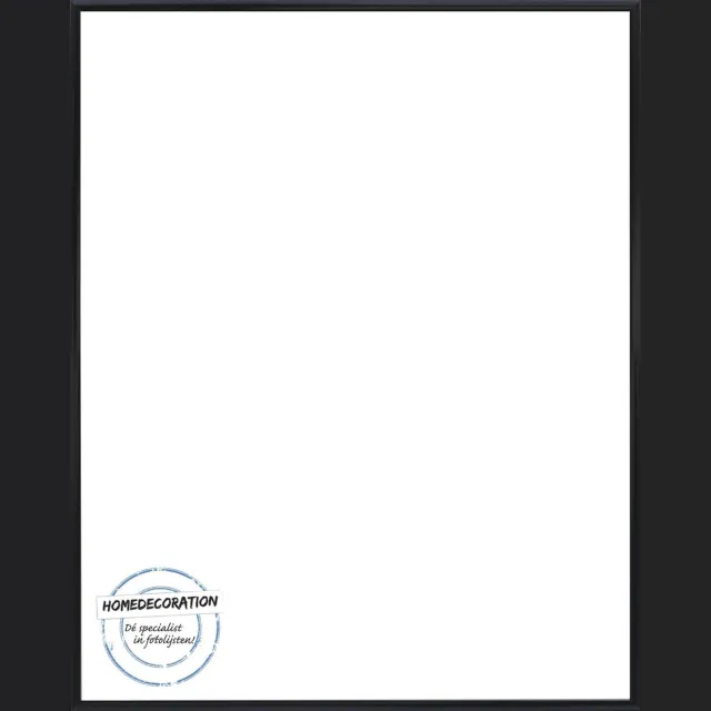 Homedecoration Kampen– Fotolijst – Fotomaat – 46x63 cm– Aluminium – Zwart mat
