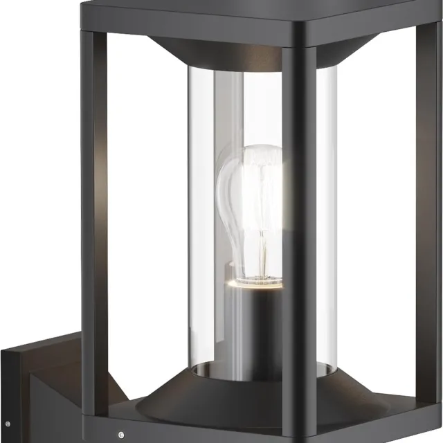 Maytoni wandlamp Cell grafiet – industrieel metalen design