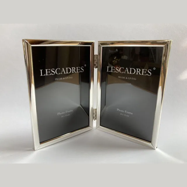 Lescadres Rome - Fotolijst - Tweeluik - 15 x 20 Zilver