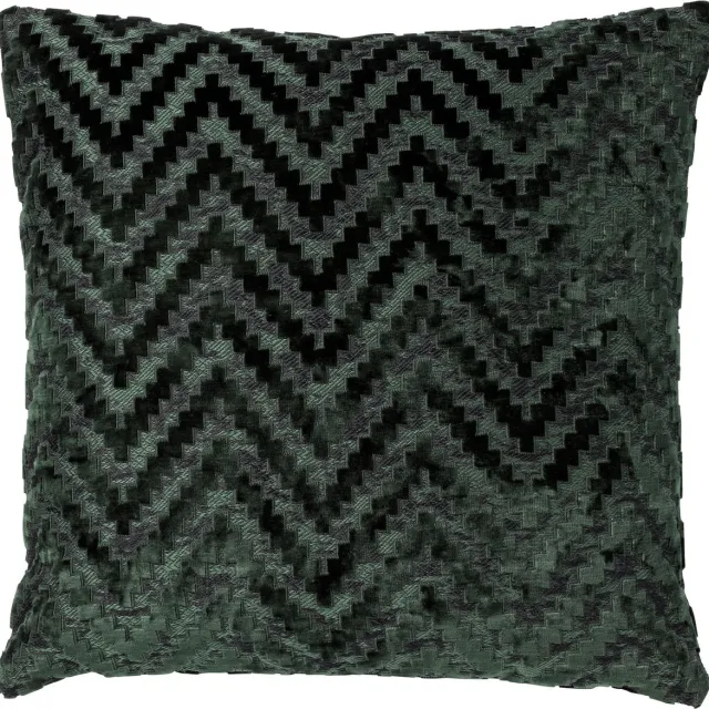 Hoii NANCY | sierkussen 45x45 cm | Mountain View | donkergroen | Hoii | met duurzame kussenvulling