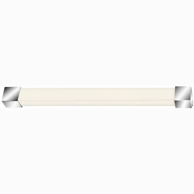 B.K.Licht BRILONER Aciotis – LED Spiegellamp – chroom – IP44 spatwaterdicht – neutraal wit licht – badakamerlamp – 2-in-1 Montage – 34 x 6,7 x 2,8 cm