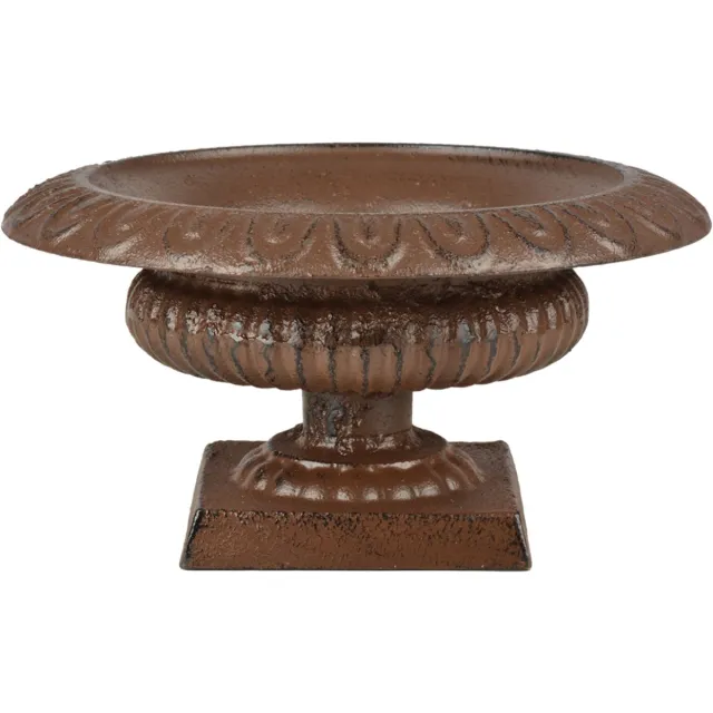 Esschert Design Franse Vaas XS Laag 10,3cm Gietijzer Terracotta