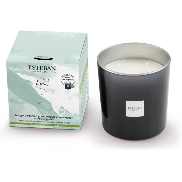 Esteban Classic Pur Lin Geurkaars 450gr Antraciet