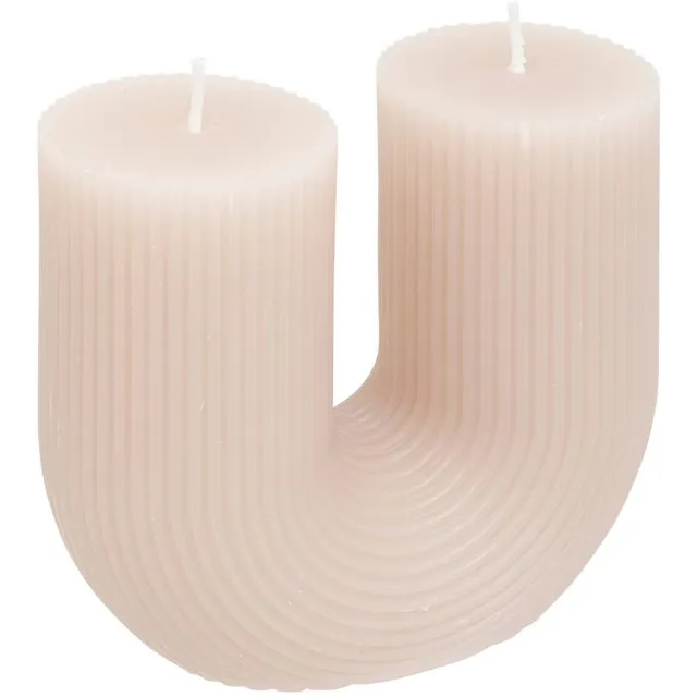 Atmosphera Créateur d'intérieur® U-vormige kaars DEMI Gris taupe