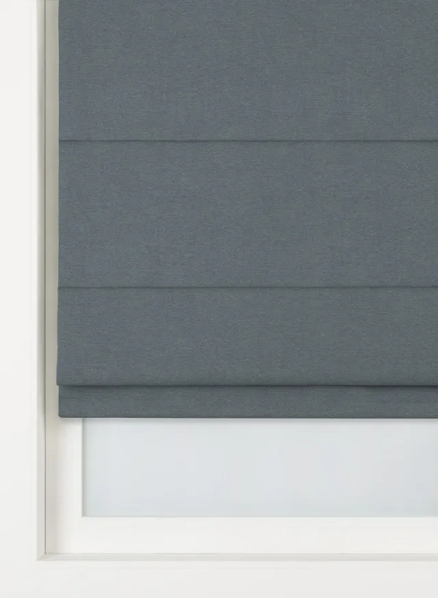 HEMA Vouwgordijn Brussel verduisterend donkerblauw (blauw)