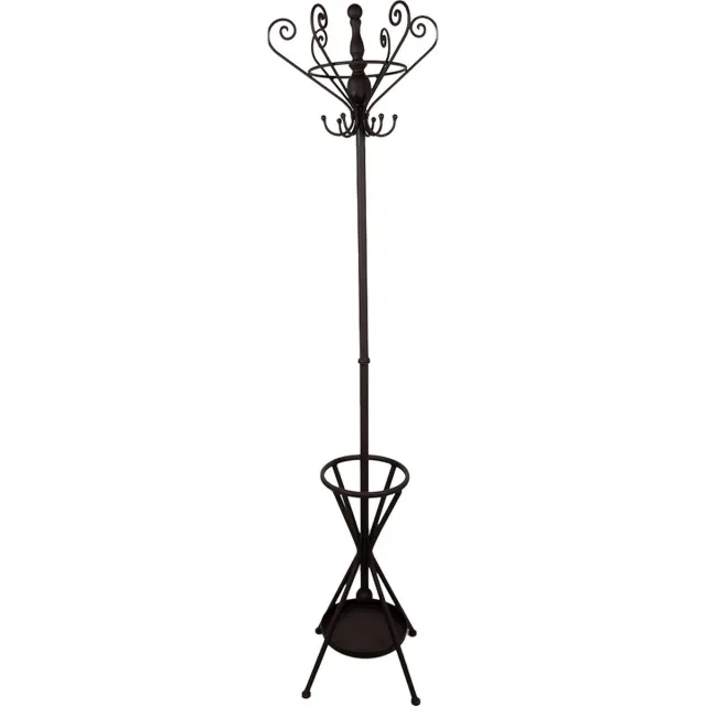 Clayre & Eef Kapstok Staand 180 cm Bruin IJzer
