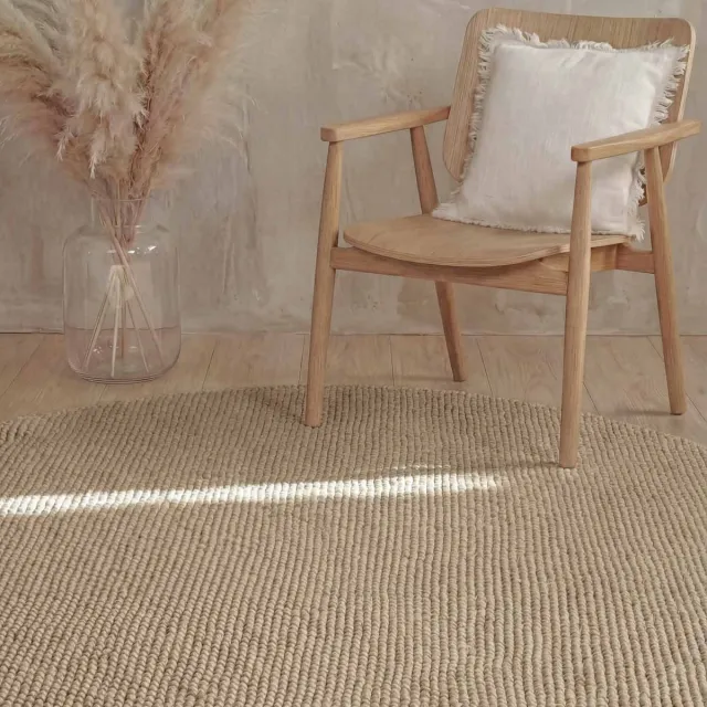 Ted Baker Richmond wollen vloerkleed rond Diana Beige - Ø - (L)