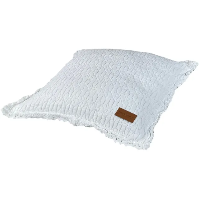 Town & Country Carolina Kussenhoes White 50 x 50 cm Wit