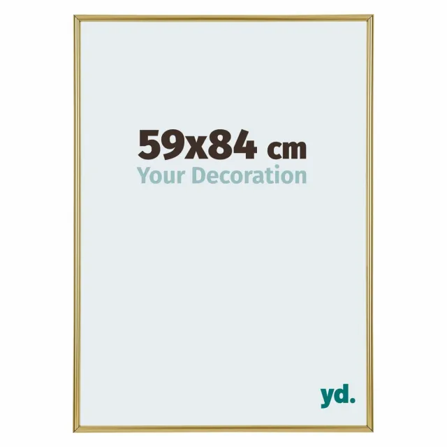 yd. Your Decoration - Fotolijst 59x84 cm - Kunststof - Goud - Annecy