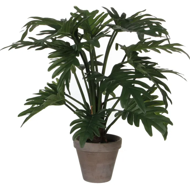 Mica Decorations Mica Decoration kunstplant Philodendron - groen - H50 en D60 cm - Kamer/kantoor planten