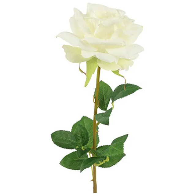 Kunstbloem Rosa Florentina Wit