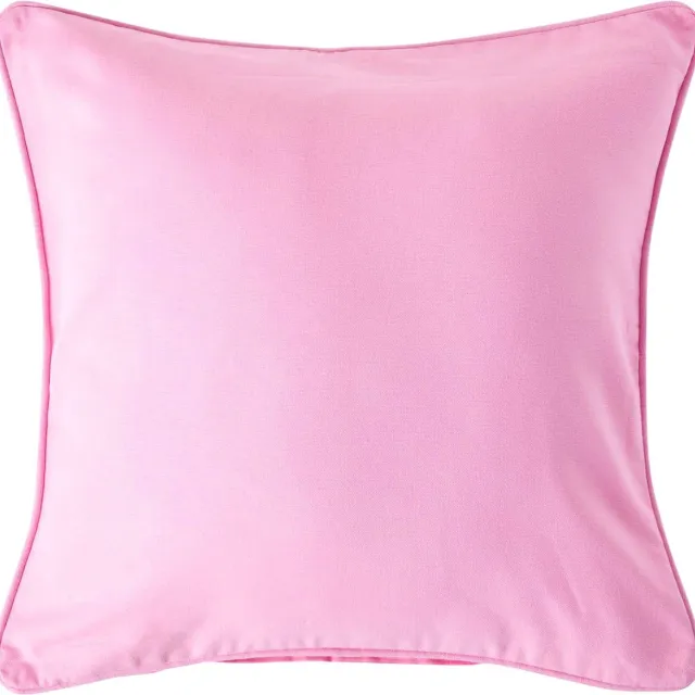 Homescapes Roze Katoenen Kussenhoes 60 x 60 cm