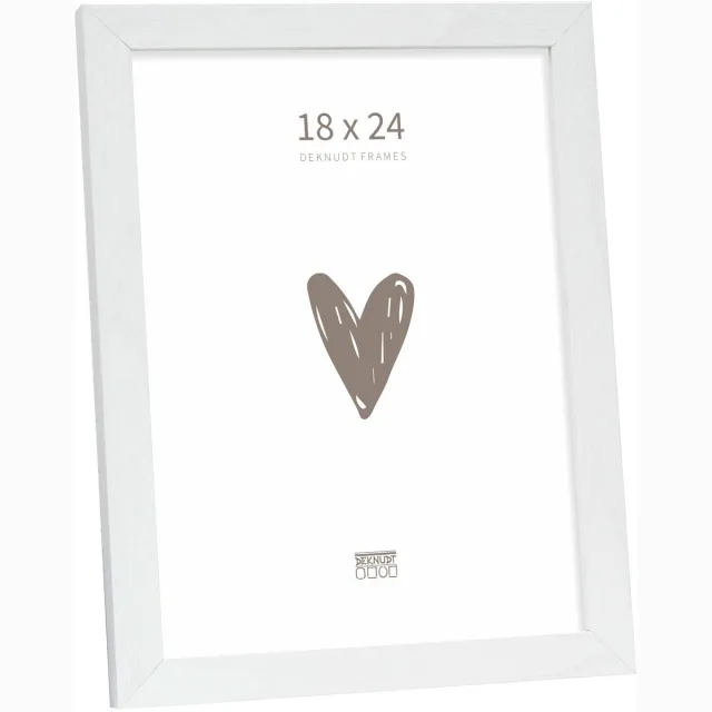 Deknudt Frames Fotolijst - Wit - S44CF1 - Voor foto: 18x24 cm