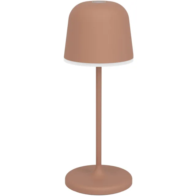 EGLO Mannera-S Tafellamp - Priklamp - Draadloos - 20 cm - Rood/Wit - Oplaadbaar - Dimbaar - Binnen en Buiten Oranje;Wit;