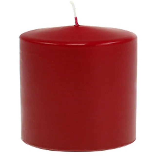 Wiedemann Kerzen Pilaarkaarsen 80/80 Oud Rood 6 stuks