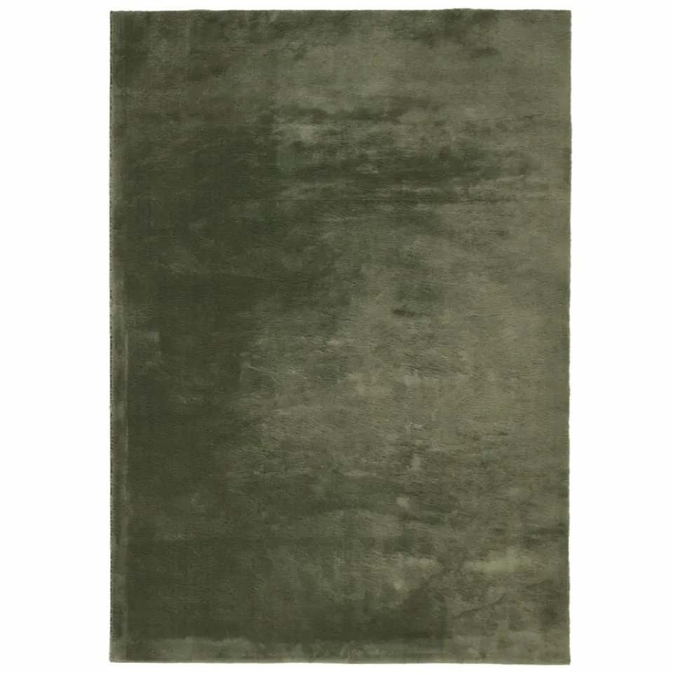 vidaXL Vloerkleed HUARTE laagpolig zacht wasbaar 160x230 cm bosgroen groen, foto 3